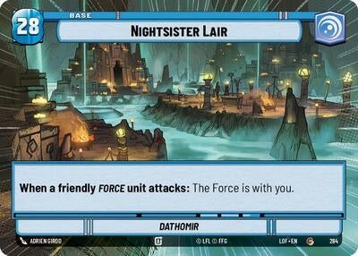 Image for Nightsister Lair (Plastic) (284) (Galactic Championship 2026) (P26) - Star Wars: Unlimited