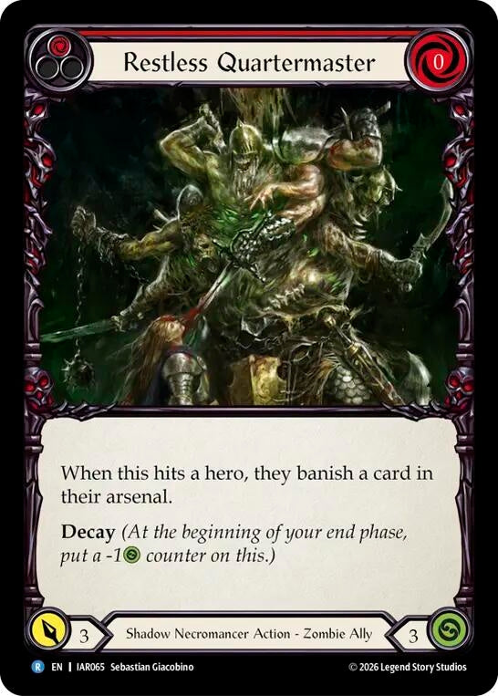 Image for Restless Quartermaster (IAR065) (Usurp the Shadow Throne) (IAR) - Flesh and Blood TCG