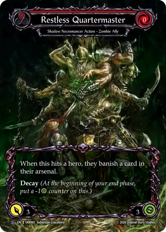 Image for Restless Quartermaster (Marvel) (IAR065) (Usurp the Shadow Throne) (IAR) - Flesh and Blood TCG