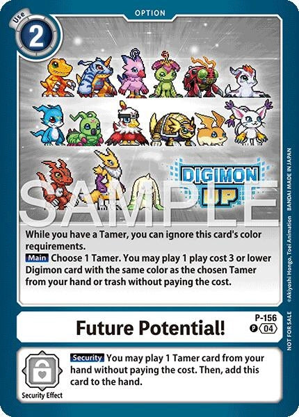 Image for Future Potential! (DIGIMON UP July 2026 Giveaway) (P-156 P) (Digimon Promotion Cards) (D-PR) - Digimon Card Game