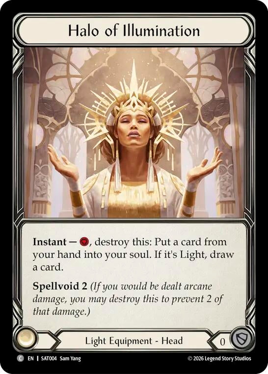 Image for Halo of Illumination (SAT004) (Silver Age: Usurp the Shadow Throne) (SAT) - Flesh and Blood TCG