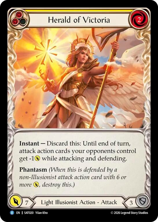 Image for Herald of Victoria (SAT020) (Silver Age: Usurp the Shadow Throne) (SAT) - Flesh and Blood TCG
