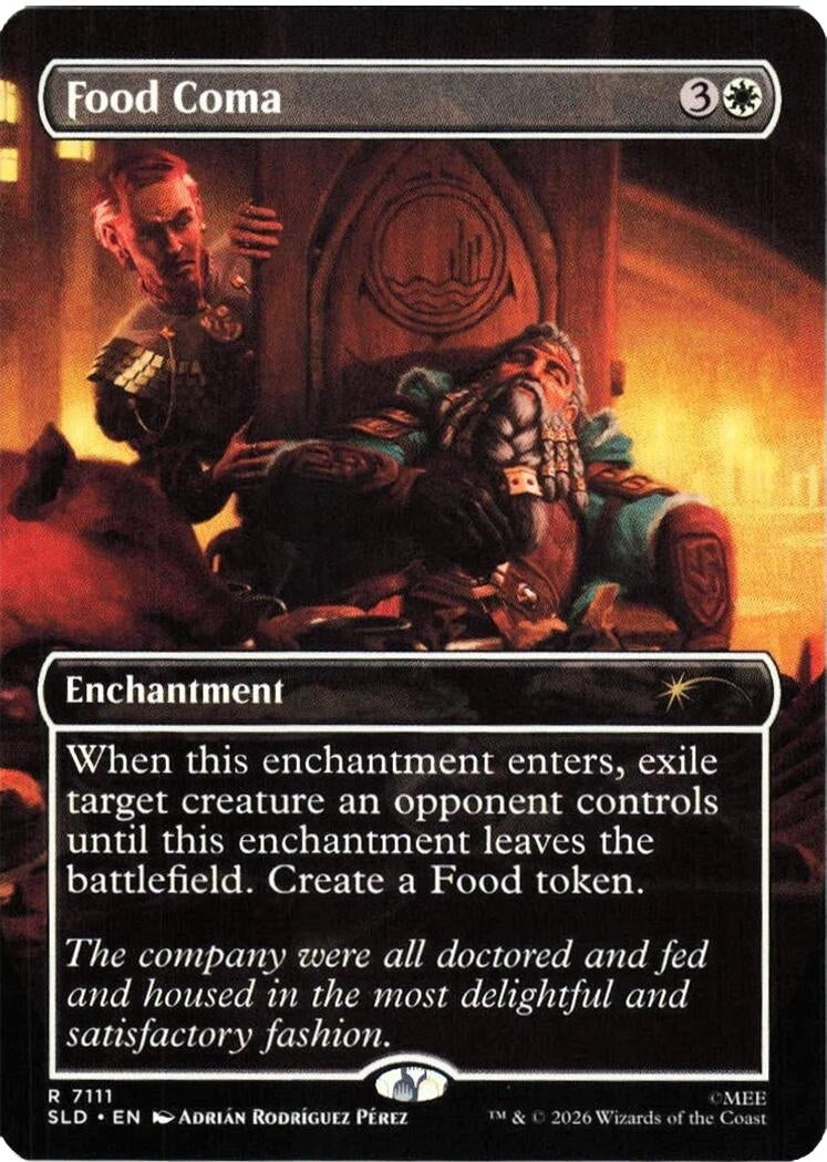 Image for Food Coma (7111) (Secret Lair Drop Series) (SLD) - Magic: The Gathering