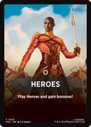 Image for Heroes Theme Card (1) (Commander: Marvel Super Heroes) (MSC) - Magic: The Gathering