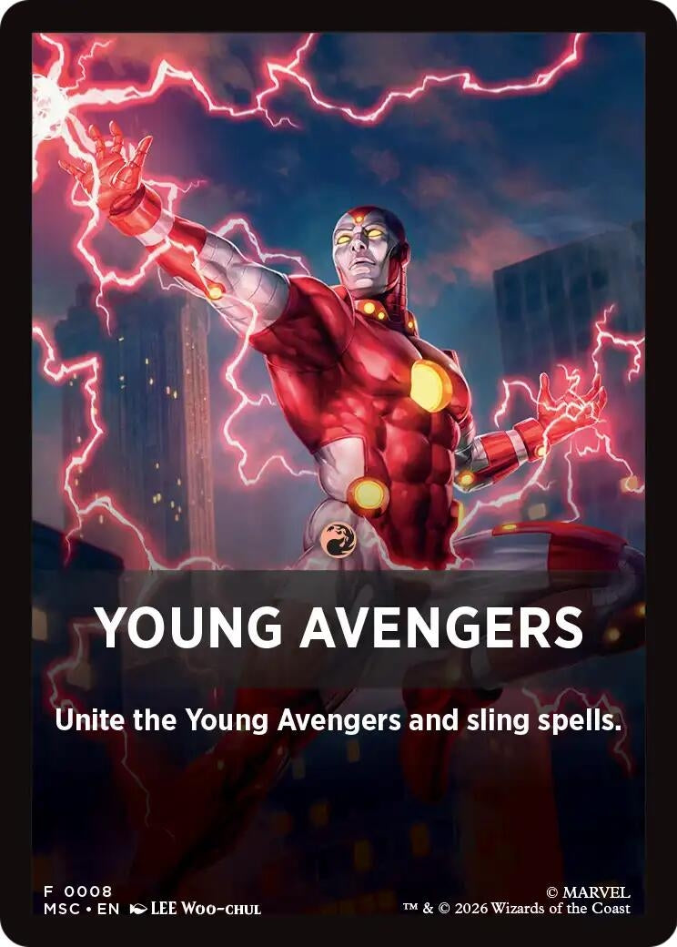 Image for Young Avengers Theme Card (0008) (8) (Commander: Marvel Super Heroes) (MSC) - Magic: The Gathering