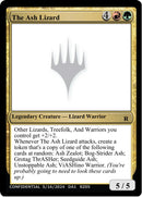 Image for The Ash Lizard (Un-Known Event Playtest Cards) (UNK) - Magic: The Gathering