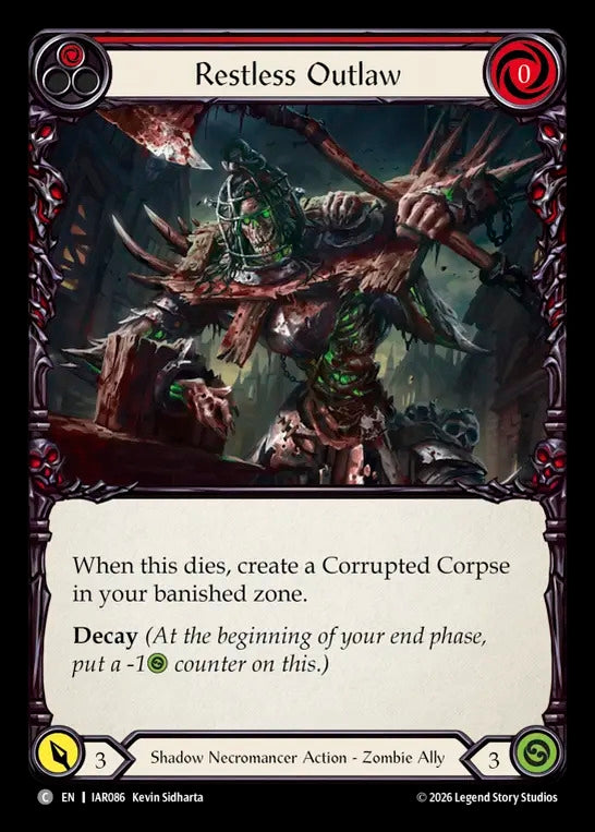 Image for Restless Outlaw (IAR086) (Usurp the Shadow Throne) (IAR) - Flesh and Blood TCG