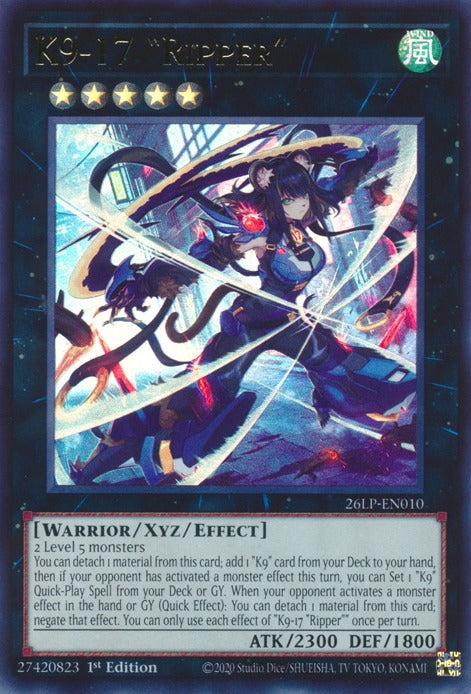 Image for K9-17 "Ripper" (26LP-EN010) (Limited Pack World Championship 2026) (26LP) - YuGiOh