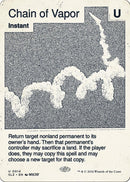 Image for Chain of Vapor (0014) (14) (Secret Lair x MSCHF: The Zeta Set) (SLZ) - Magic: The Gathering