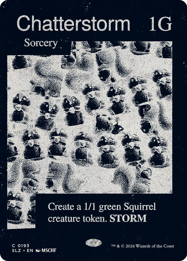 Image for Chatterstorm (0193) (193) (Secret Lair x MSCHF: The Zeta Set) (SLZ) - Magic: The Gathering
