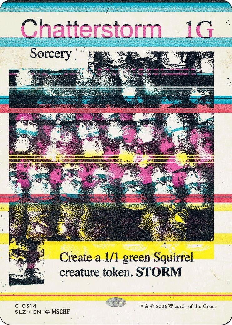 Image for Chatterstorm (0314) (314) (Secret Lair x MSCHF: The Zeta Set) (SLZ) - Magic: The Gathering