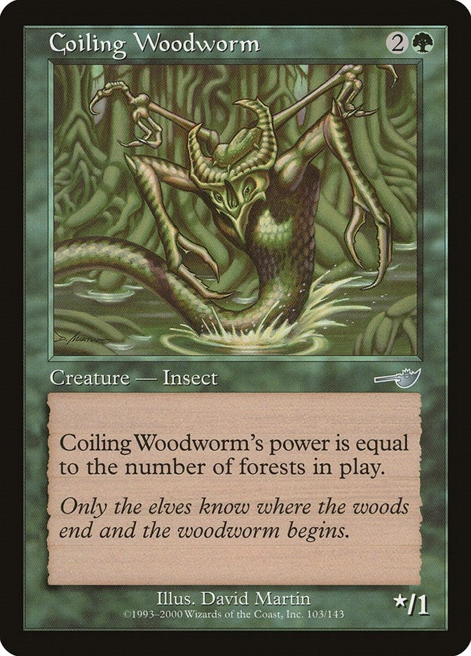 Coiling Woodworm (103) [NMS]