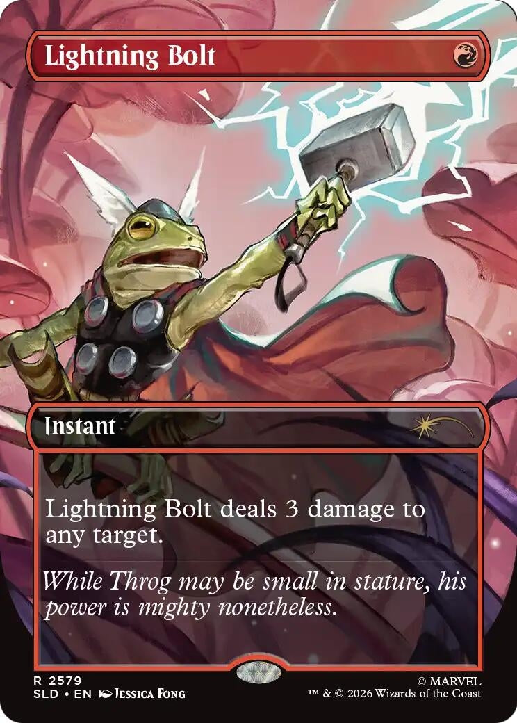Lightning Bolt (2579) (2579) (Secret Lair Drop Series)