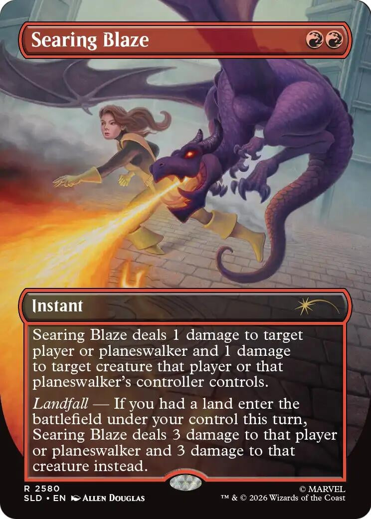 Searing Blaze (2580) (Secret Lair Drop Series)