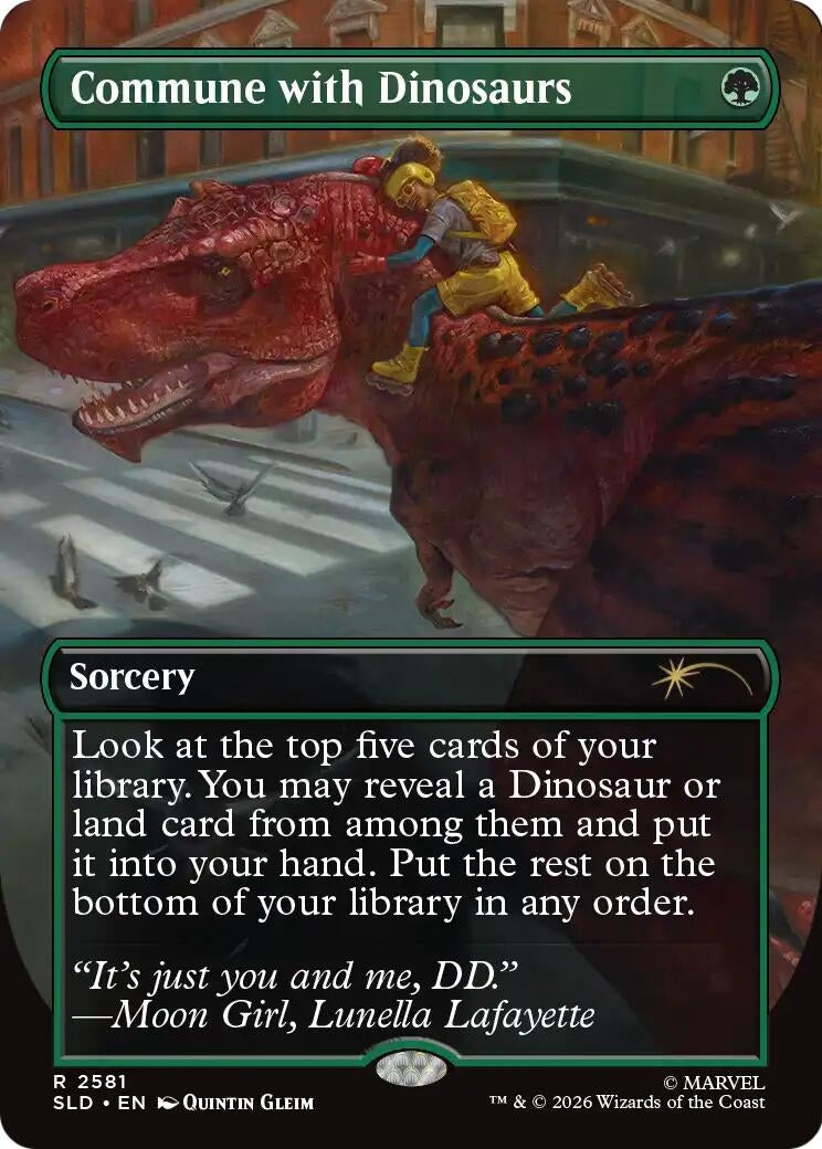 Commune with Dinosaurs (2581) (Secret Lair Drop Series)