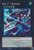 Image for K9-17 "Ripper" (Emblazoned Secret Rare) (26LP-EN010) (Limited Pack World Championship 2026) (26LP) - YuGiOh