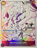 Image for Monkey.D.Luffy (4th Anniversary Treasure Campaign Pack) (P-099) (One Piece Promotion Cards) (OP-PR) - One Piece Card Game