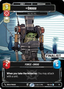 Image for Grogu -  Yes. Yes. Yes. (Finalist) (16) (Sector and Regional Promos: Season 2) (P26) - Star Wars: Unlimited