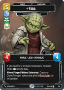 Image for Yoda - Begun, the Clone War Has (Foil) (216) (Sector and Regional Promos: Season 2) (P26) - Star Wars: Unlimited