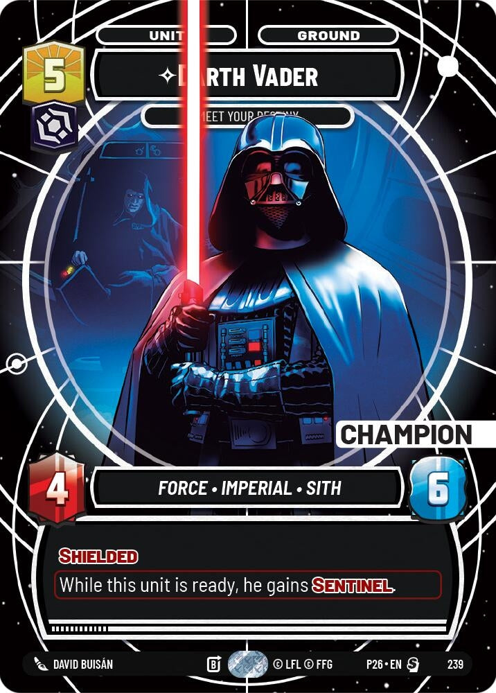 Image for Darth Vader - Meet Your Destiny (Champion) (239) (Sector and Regional Promos: Season 2) (P26) - Star Wars: Unlimited