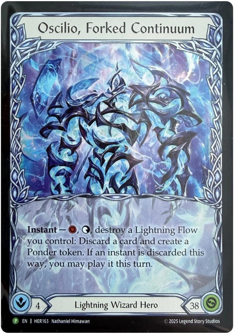Image for Oscilio, Forked Continuum - HER163 (HER163) (Flesh and Blood: Promo Cards) (PR) - Flesh and Blood TCG