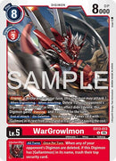 Image for WarGrowlmon (EX13-013 U) (Chivalrous XIII) (EX-13) - Digimon Card Game
