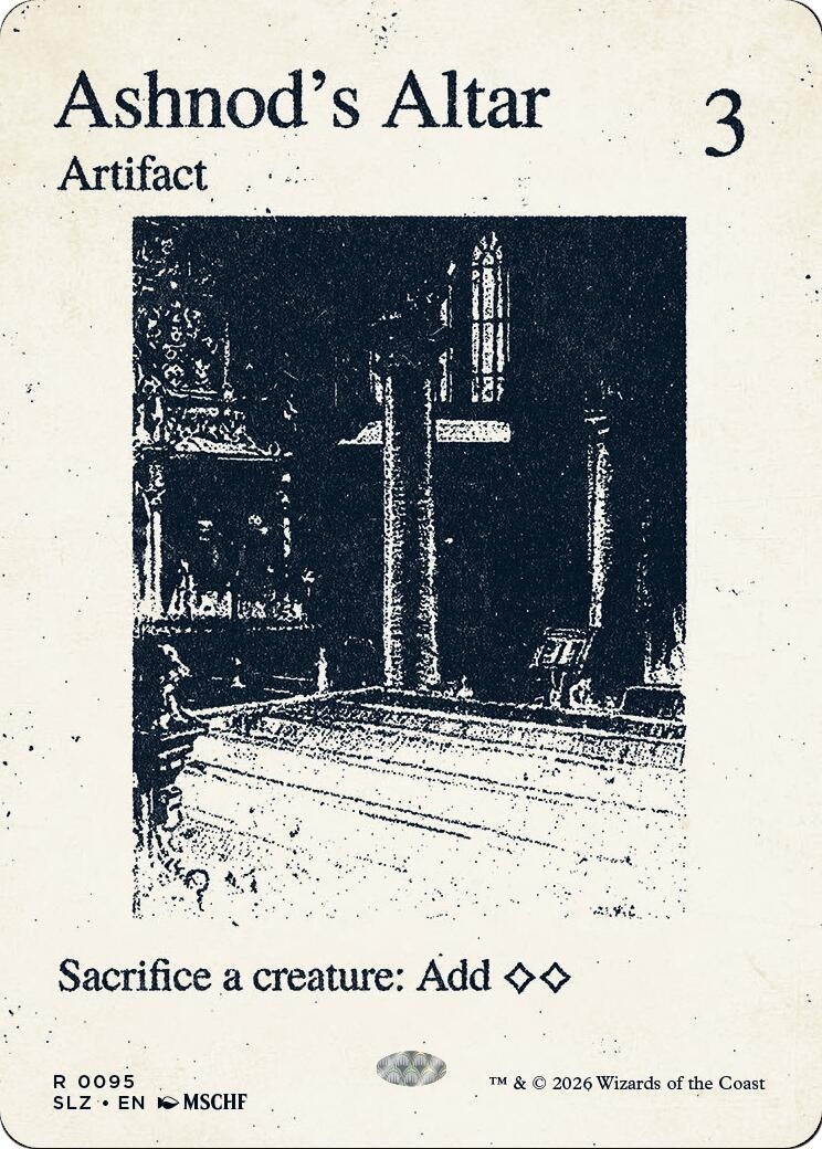 Image for Ashnod's Altar (0095) (95) (Secret Lair x MSCHF: The Zeta Set) (SLZ) - Magic: The Gathering
