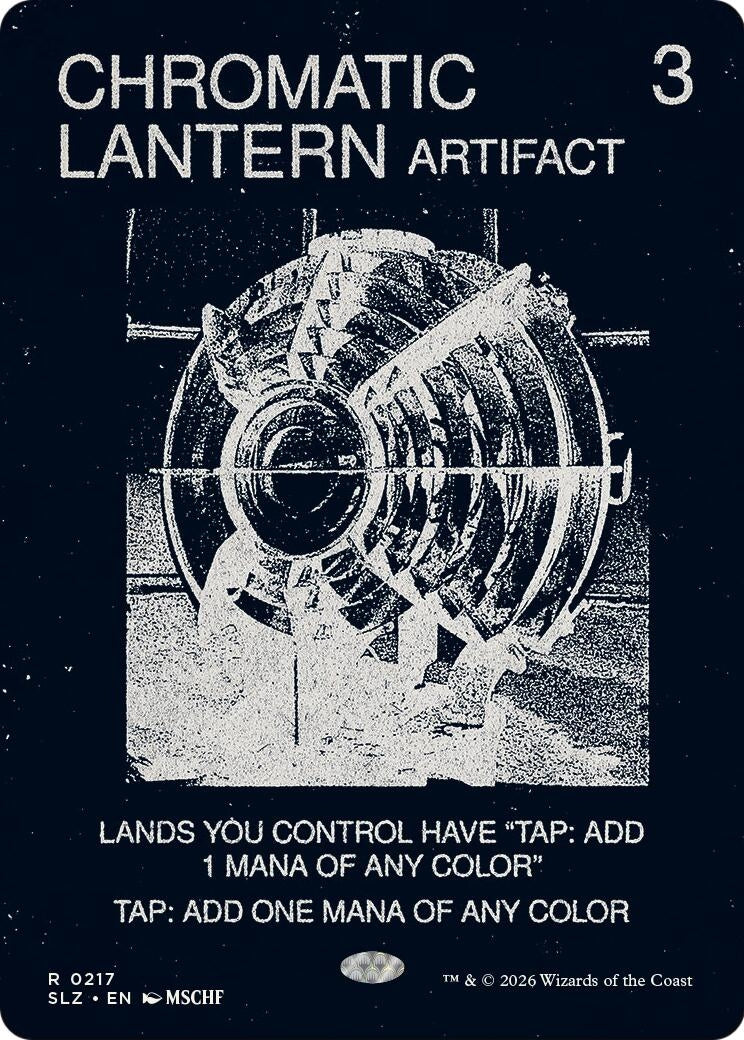Image for Chromatic Lantern (0217) (217) (Secret Lair x MSCHF: The Zeta Set) (SLZ) - Magic: The Gathering