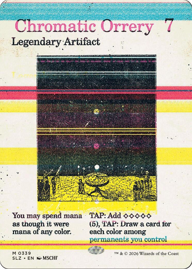 Image for Chromatic Orrery (0339) (339) (Secret Lair x MSCHF: The Zeta Set) (SLZ) - Magic: The Gathering