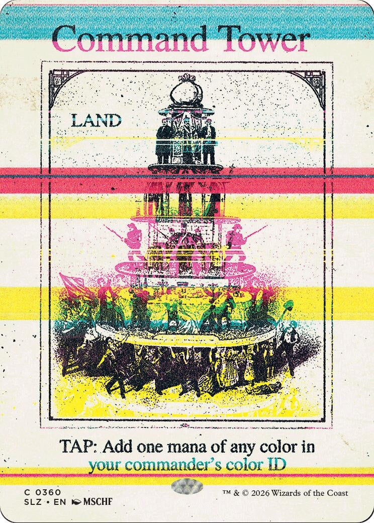 Image for Command Tower (0360) (360) (Secret Lair x MSCHF: The Zeta Set) (SLZ) - Magic: The Gathering