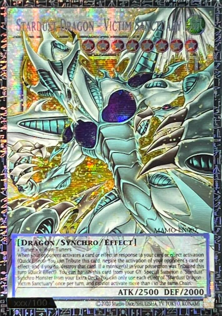 Image for Stardust Dragon - Victim Sanctuary (GMR) (MAMO-EN007) (Magnificent Monsters) (MAMO) - YuGiOh