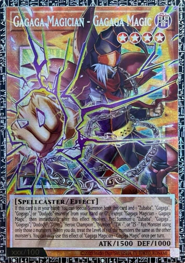 Image for Gagaga Magician - Gagaga Magic (GMR) (MAMO-EN011) (Magnificent Monsters) (MAMO) - YuGiOh
