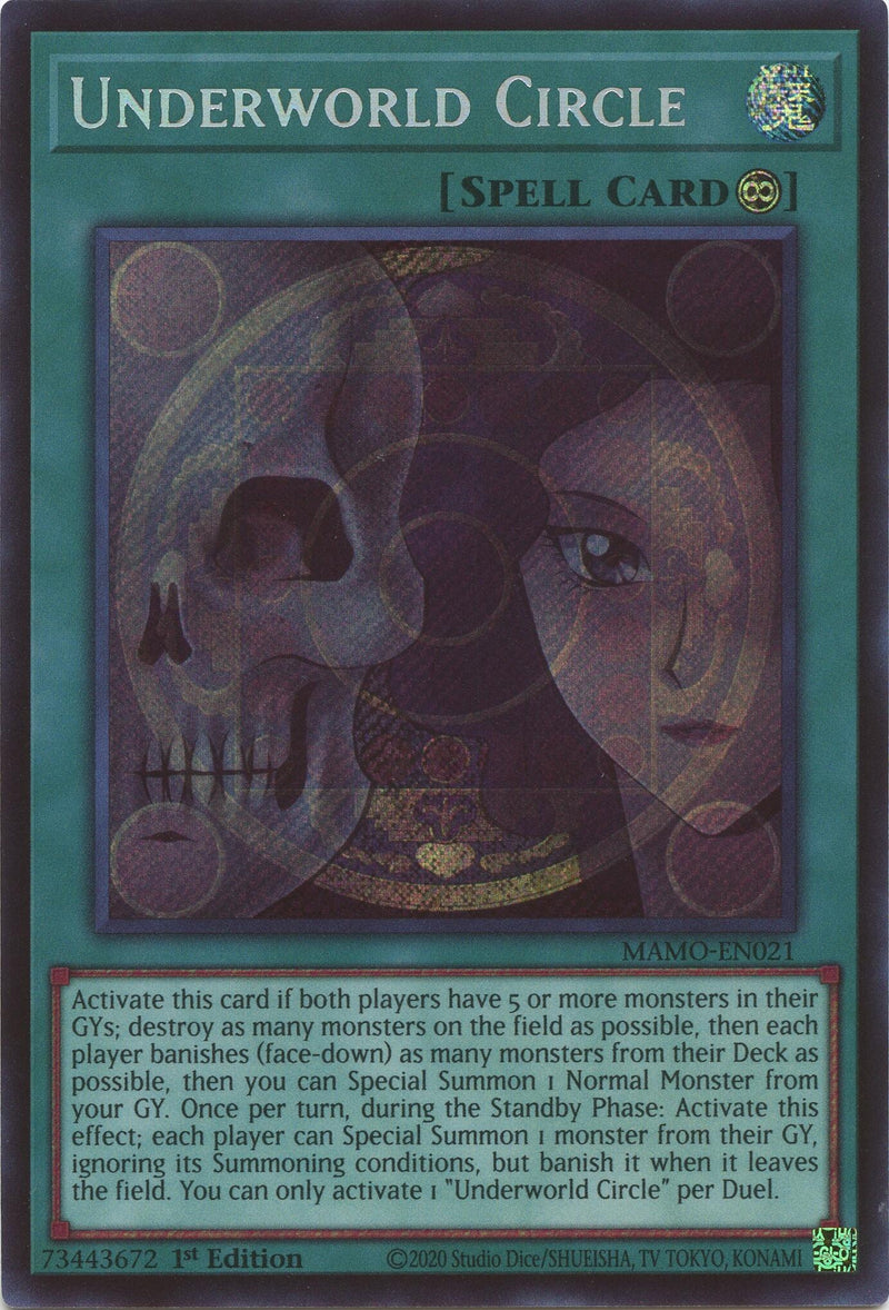 Image for Underworld Circle (Secret Rare) (MAMO-EN021) (Magnificent Monsters) (MAMO) - YuGiOh