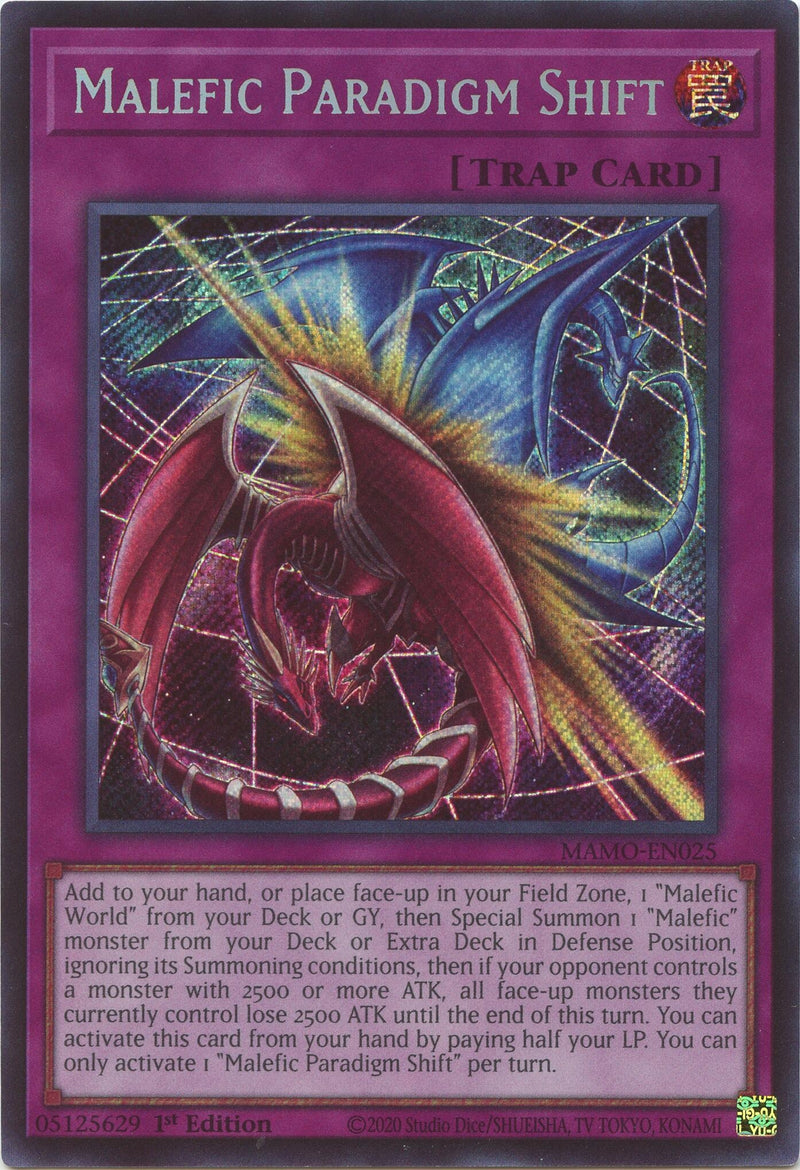 Image for Malefic Paradigm Shift (Secret Rare) (MAMO-EN025) (Magnificent Monsters) (MAMO) - YuGiOh