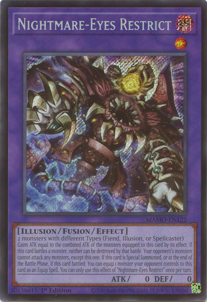 Image for Nightmare-Eyes Restrict (MAMO-EN122) (Magnificent Monsters) (MAMO) - YuGiOh