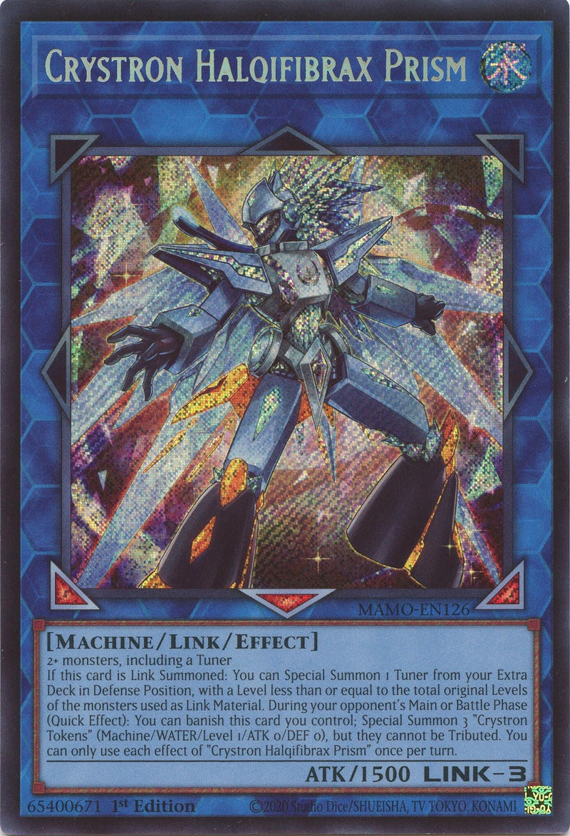 Image for Crystron Halqifibrax Prism (MAMO-EN126) (Magnificent Monsters) (MAMO) - YuGiOh