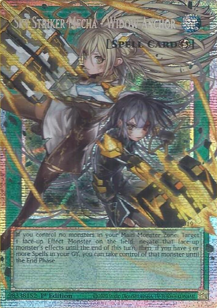 Image for Sky Striker Mecha - Widow Anchor (Starlight Rare) (Extended Art) (MAMO-EN019) (Magnificent Monsters) (MAMO) - YuGiOh