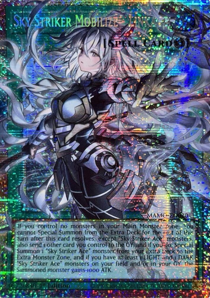 Image for Sky Striker Mobilize - Linkage! (Starlight Rare) (Extended Art) (MAMO-EN020) (Magnificent Monsters) (MAMO) - YuGiOh