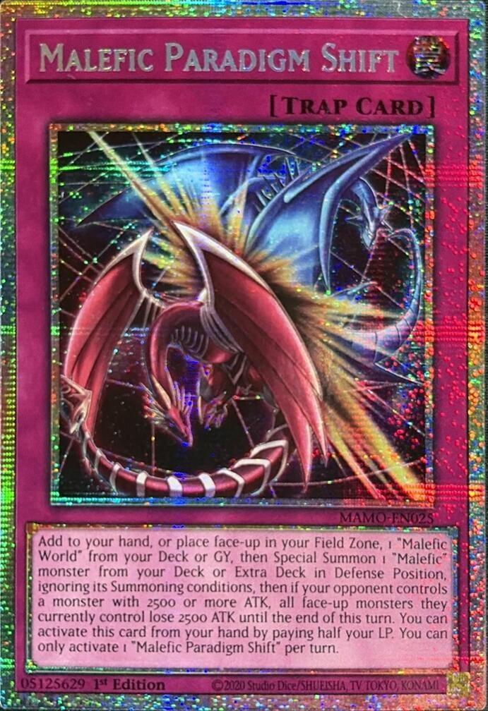Image for Malefic Paradigm Shift (Starlight Rare) (MAMO-EN025) (Magnificent Monsters) (MAMO) - YuGiOh