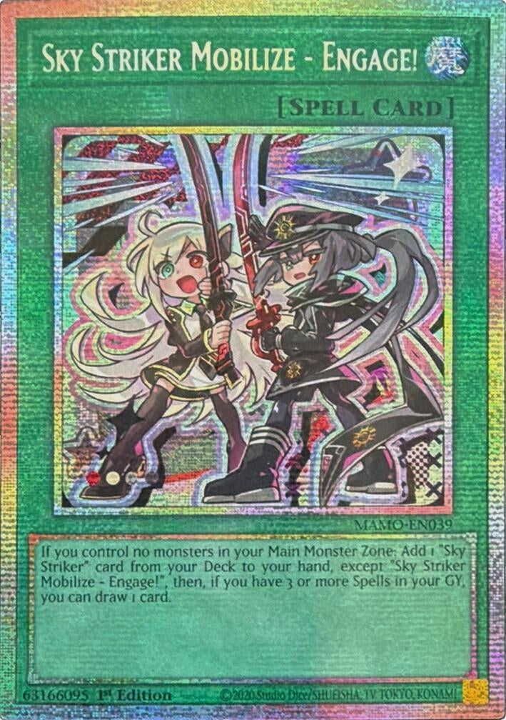 Image for Sky Striker Mobilize - Engage! (Starlight Rare) (MAMO-EN039) (Magnificent Monsters) (MAMO) - YuGiOh