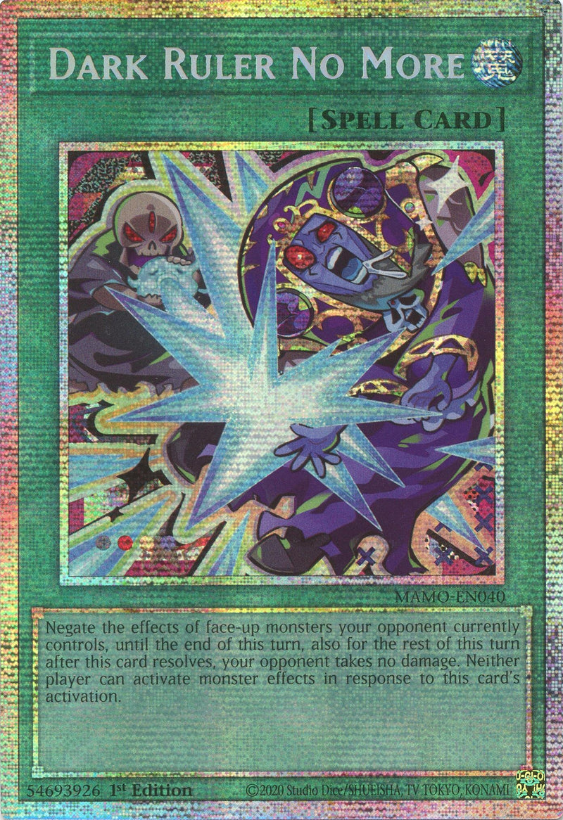 Image for Dark Ruler No More (Starlight Rare) (MAMO-EN040) (Magnificent Monsters) (MAMO) - YuGiOh