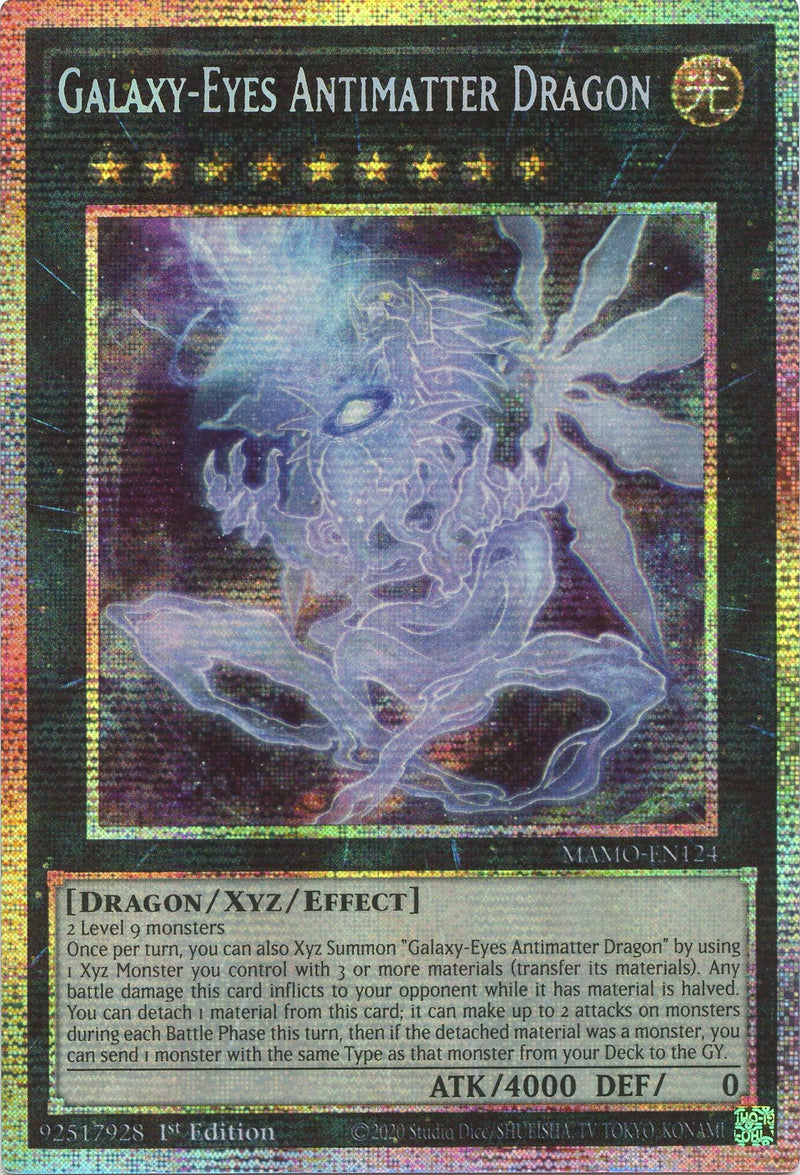 Image for Galaxy-Eyes Antimatter Dragon (Starlight Rare) (MAMO-EN124) (Magnificent Monsters) (MAMO) - YuGiOh