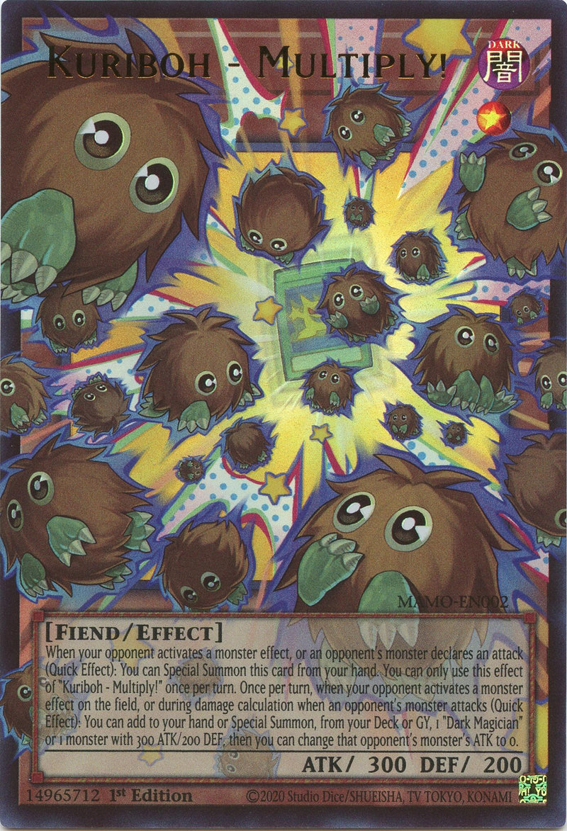 Image for Kuriboh - Multiply! (Extended Art) (MAMO-EN002) (Magnificent Monsters) (MAMO) - YuGiOh