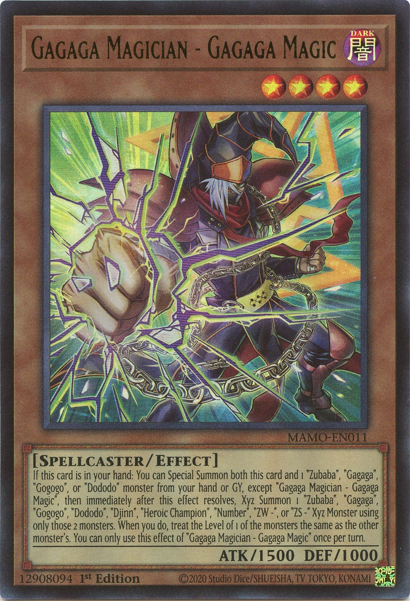 Image for Gagaga Magician - Gagaga Magic (MAMO-EN011) (Magnificent Monsters) (MAMO) - YuGiOh
