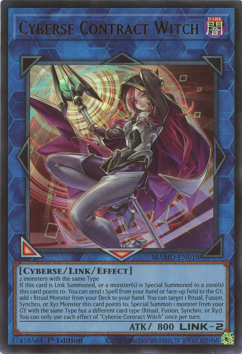 Image for Cyberse Contract Witch (MAMO-EN018) (Magnificent Monsters) (MAMO) - YuGiOh