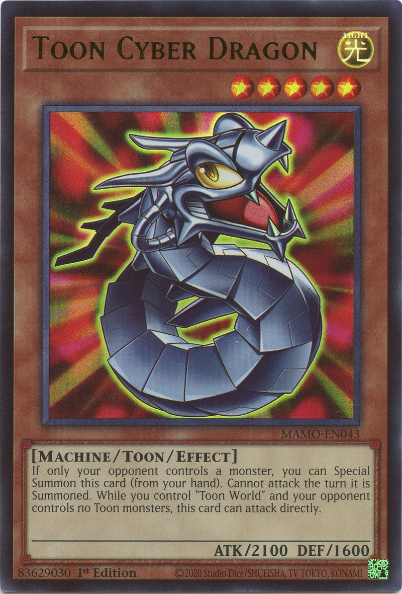 Image for Toon Cyber Dragon (MAMO-EN043) (Magnificent Monsters) (MAMO) - YuGiOh