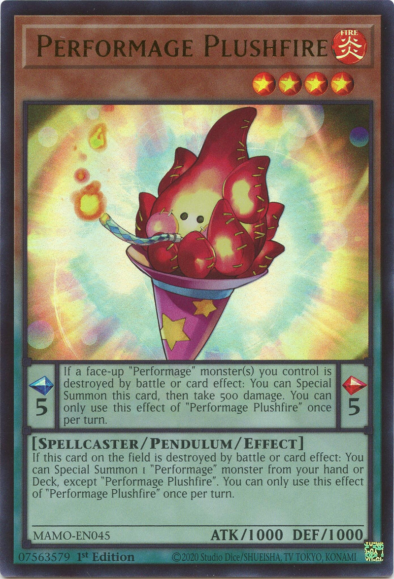 Image for Performage Plushfire (MAMO-EN045) (Magnificent Monsters) (MAMO) - YuGiOh