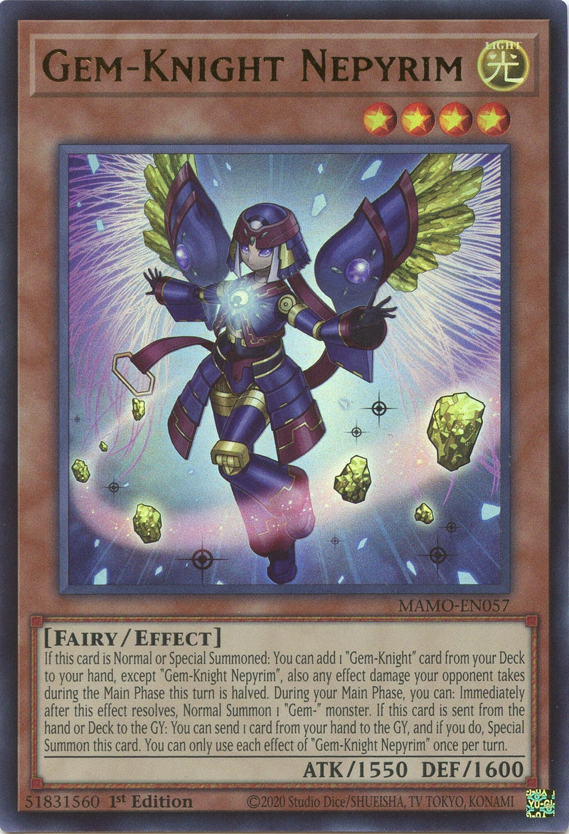 Image for Gem-Knight Nepyrim (MAMO-EN057) (Magnificent Monsters) (MAMO) - YuGiOh