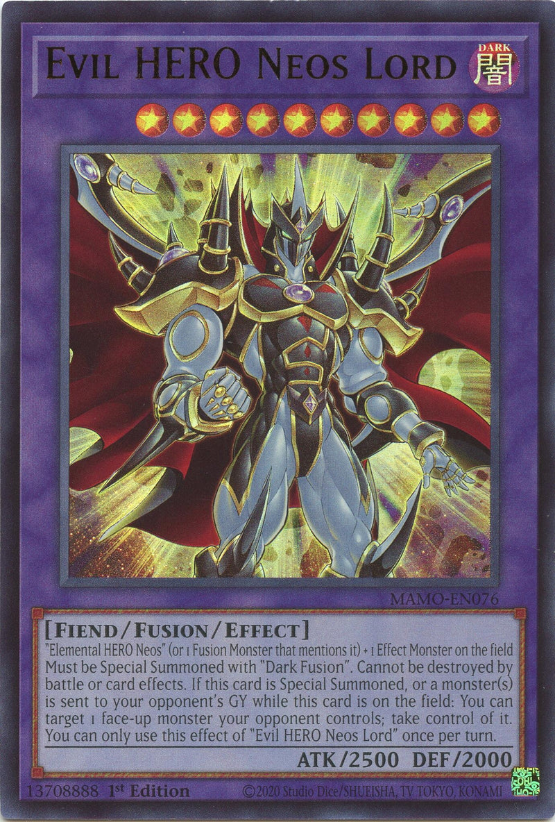 Image for Evil HERO Neos Lord (MAMO-EN076) (Magnificent Monsters) (MAMO) - YuGiOh