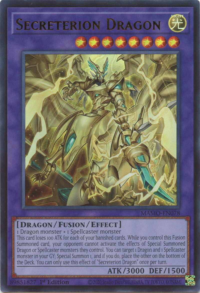 Image for Secreterion Dragon (MAMO-EN078) (Magnificent Monsters) (MAMO) - YuGiOh